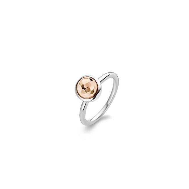 Ti Sento Milano Ti Sento Rose Gold Dome Ring 1917SR/54