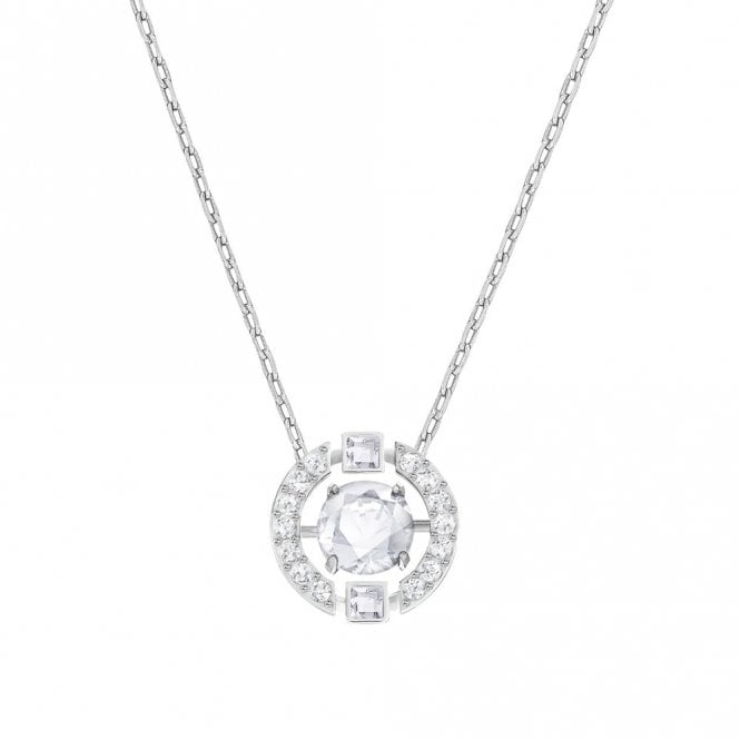 Swarovski Una Rhodium Plated Necklace 5286137