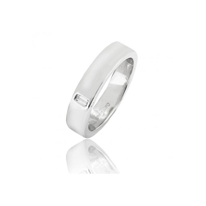 MCN Fine Jewellery Diamond Ring Baguette Gents Band