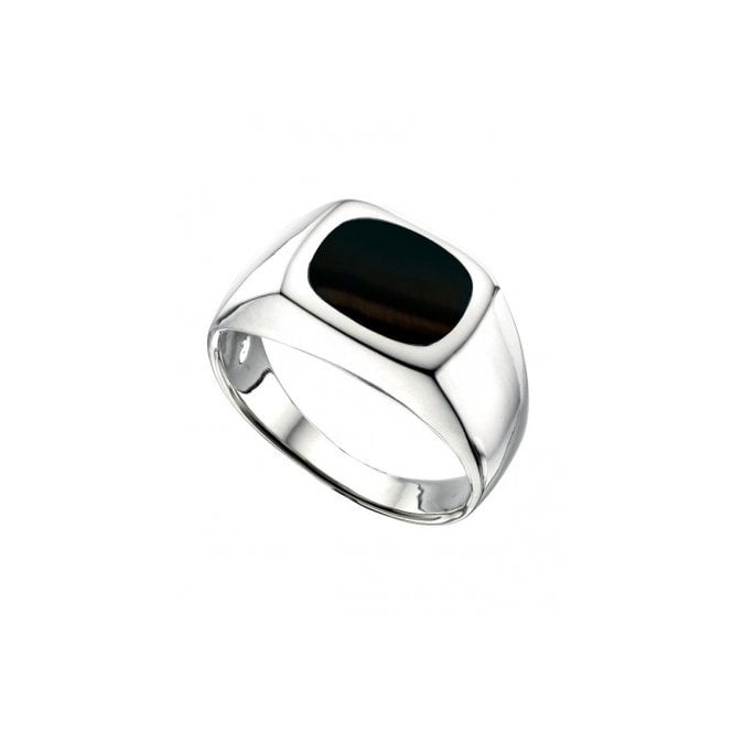 MCN Jewellery Silver Onyx Signet Ring R265B