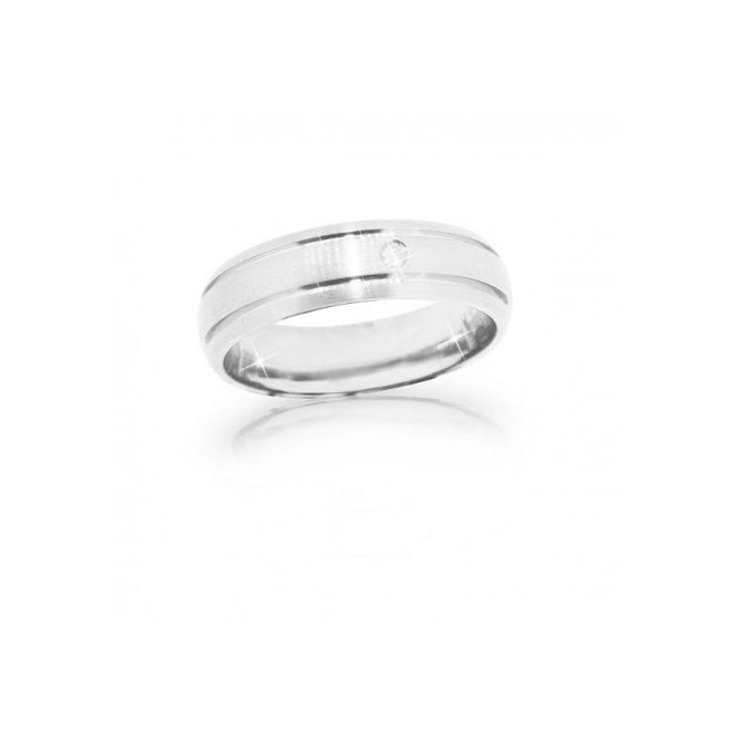 MCN Fine Jewellery Mens Titanium Wedding Band