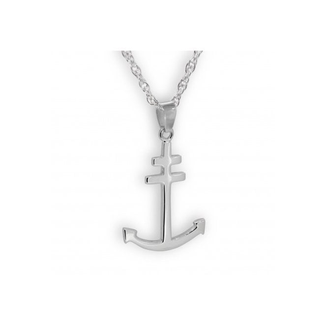 MCN Jewellery Cross of Lorraine Sterling Silver Pendant