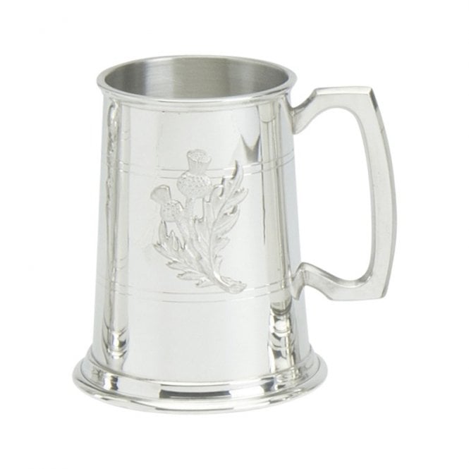 MCN Scottish Gifts Pewter Scottish Thistle Tankard 61142