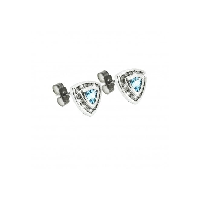 MCN Fine Jewellery Blue Topaz and Diamonds Earrings