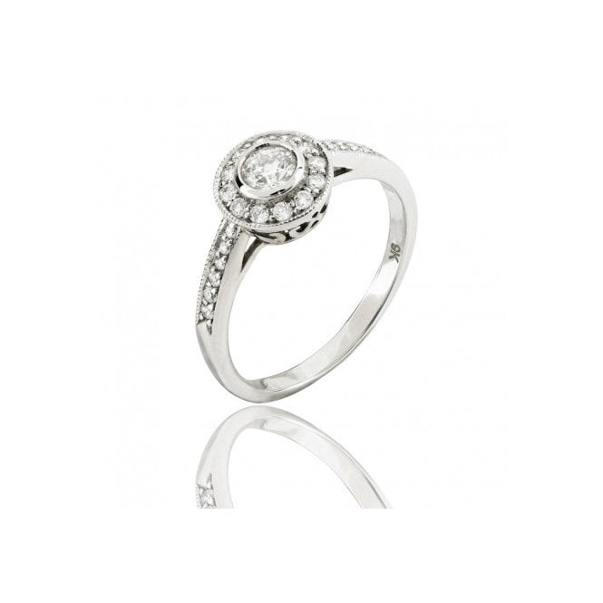 MCN Fine Jewellery Diamond Ring Halo Cluster
