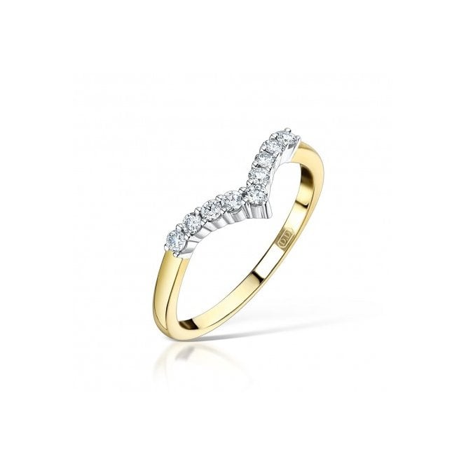 MCN Fine Jewellery 9 Stone Wishbone Diamond Ring