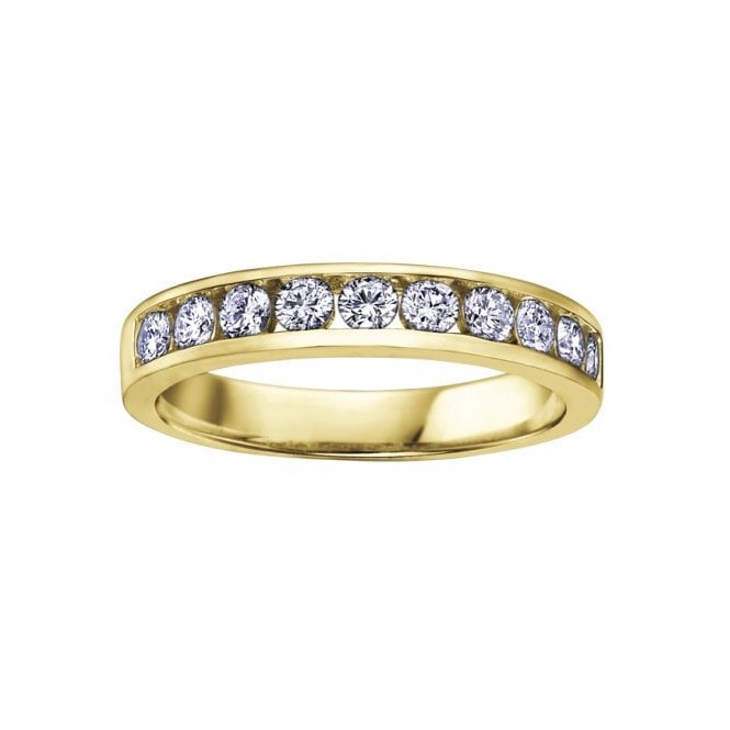 MCN Fine Jewellery 18ct Yellow Gold 0.33CT Diamond Eternity Ring