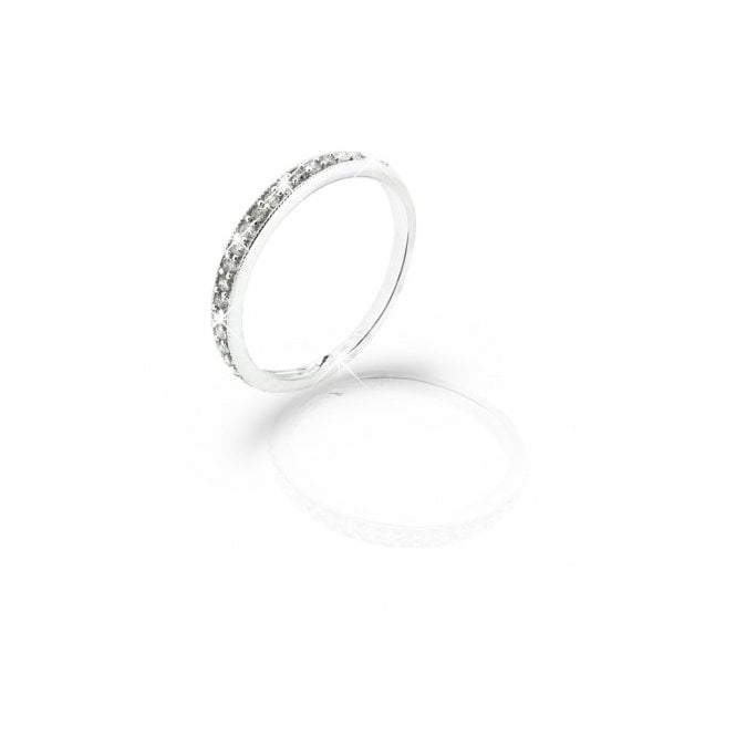 MCN Fine Jewellery 9ct White Gold Diamond Half Eternity Ring