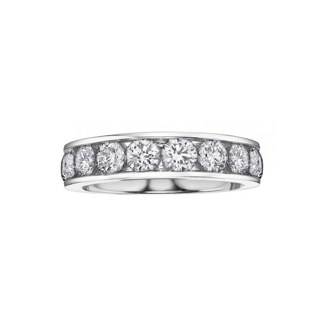 MCN Fine Jewellery 9ct White Gold Diamond Eternity Ring