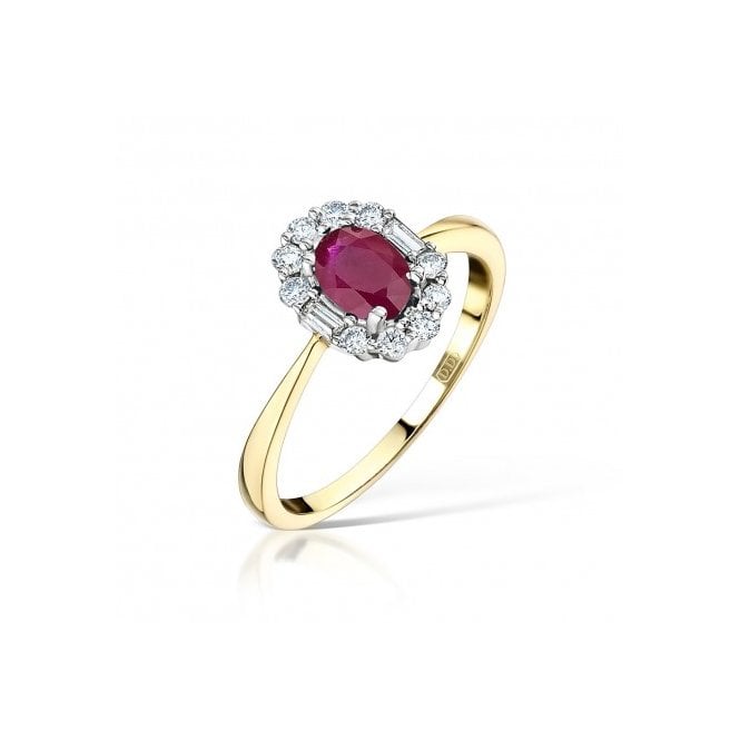 MCN Fine Jewellery Ruby Cluster Ring