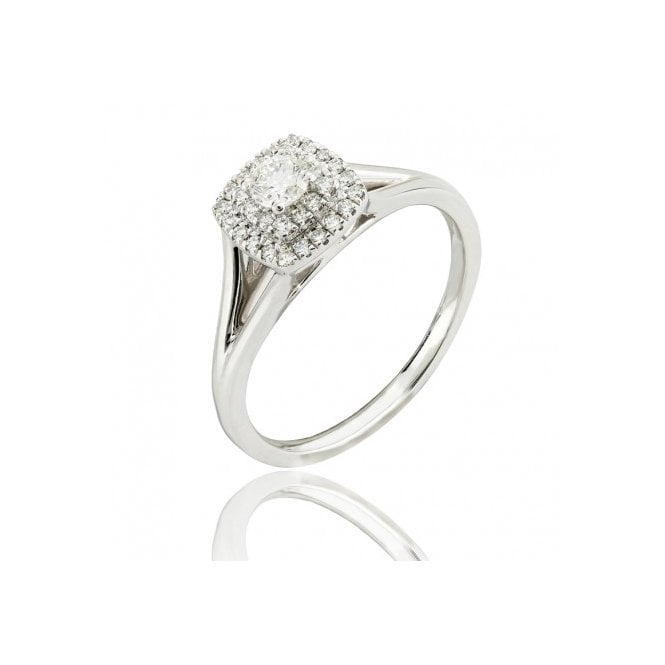 MCN Fine Jewellery Diamond Ring Square Cluster