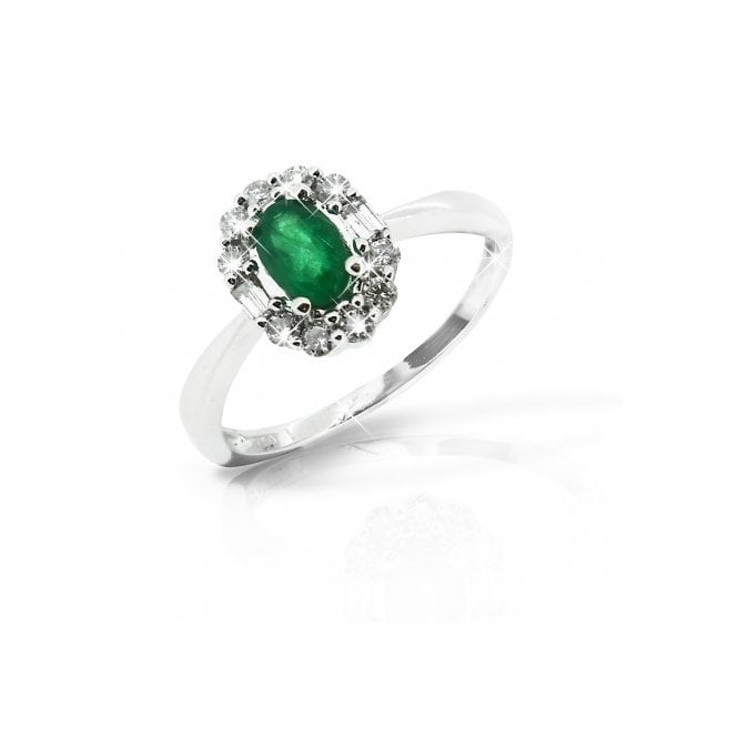 MCN Fine Jewellery Emerald and Diamond Ring