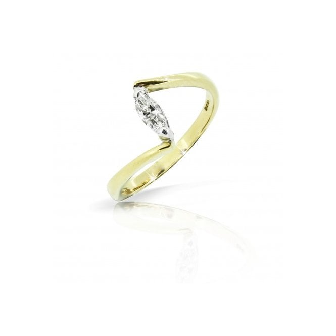 MCN Fine Jewellery Marquise Cut Solitaire Diamond Ring