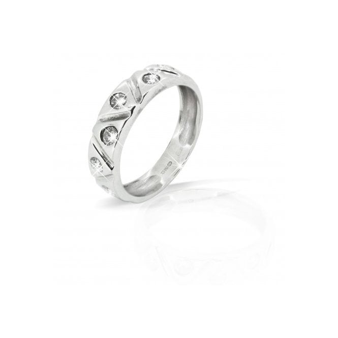 MCN Fine Jewellery 6 Stone White Gold Fancy Ring