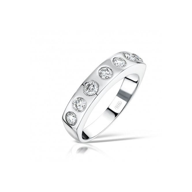 MCN Fine Jewellery 7 Stone Eternity Diamond Ring