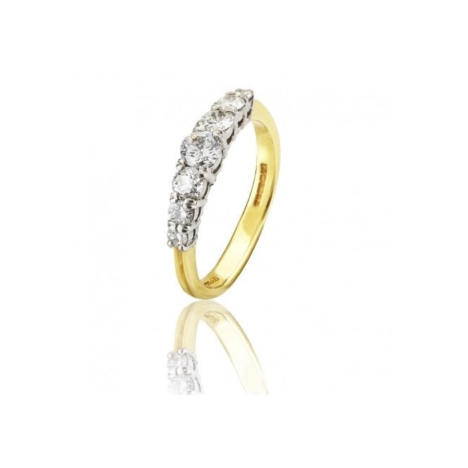 MCN Fine Jewellery Diamond Band 7 Stone Graduated
