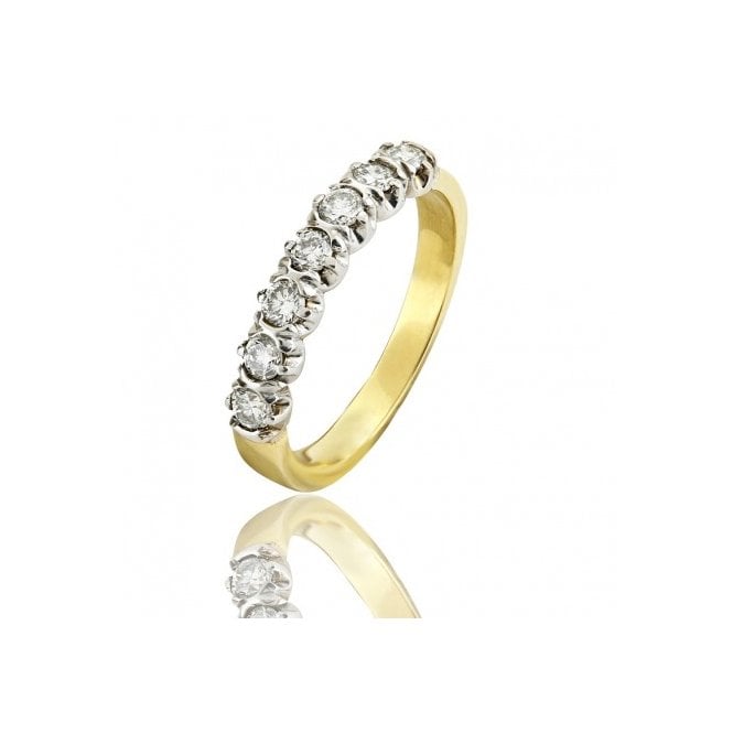 MCN Fine Jewellery Diamond Band 7 Stone Round Cut