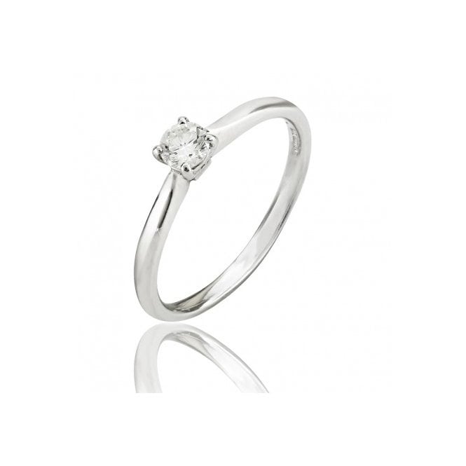 MCN Fine Jewellery Solitaire Diamond Ring Round Cut Platinum
