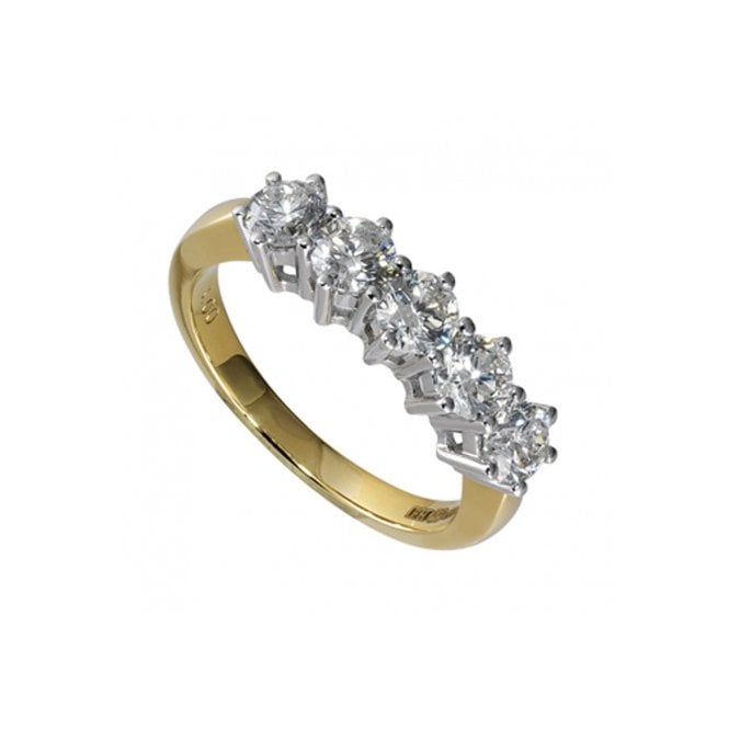 MCN Fine Jewellery 5 Stone Eternity Diamond Ring