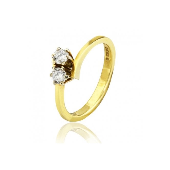 MCN Fine Jewellery Diamond Ring 2 Stone Round Cut