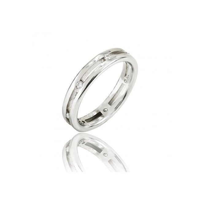 MCN Fine Jewellery Diamond Ring Open Dial Band