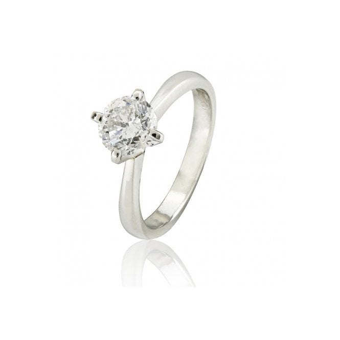 MCN Fine Jewellery Solitaire Diamond Ring 1ct Round Cut