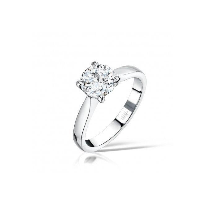MCN Fine Jewellery Round 4 Claw Solitaire Diamond Ring