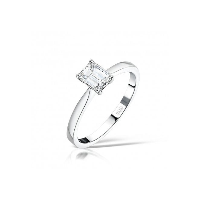 MCN Fine Jewellery Emerald Cut Solitaire Diamond Ring
