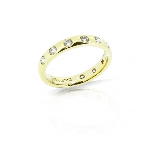 MCN Fine Jewellery 18ct Yellow Gold Eternity Ring