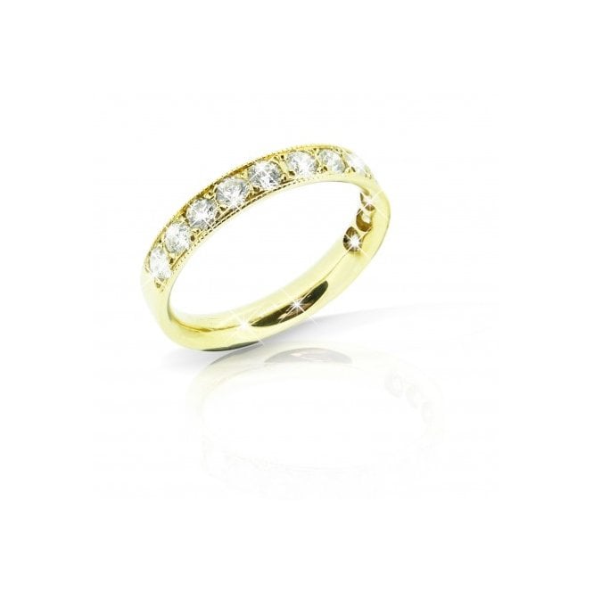 MCN Fine Jewellery 18ct Yellow Gold Milgrain Style Ring