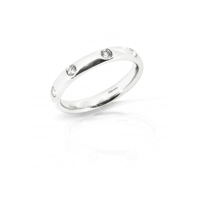 MCN Fine Jewellery Platinum 4 Stoned Diamond Band