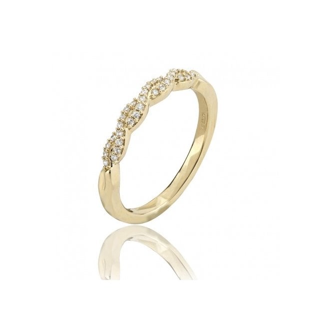 MCN Fine Jewellery Diamond Ring Entwined Band
