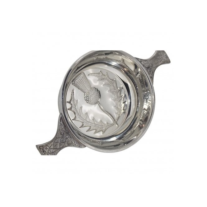 MCN Scottish Gifts THISTLE QUAICH