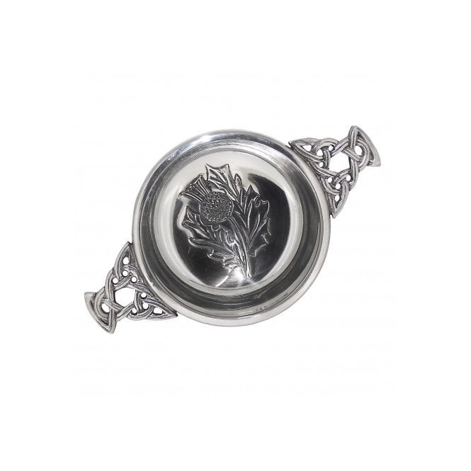 MCN Scottish Gifts THISTLE QUAICH 2.5 INCH