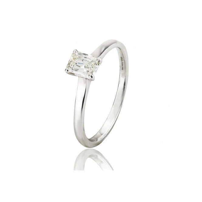MCN Fine Jewellery Solitaire Diamond Ring Radiant Cut