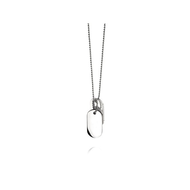 Fred Bennett Stainless Steel Dog Tag Necklace N2686