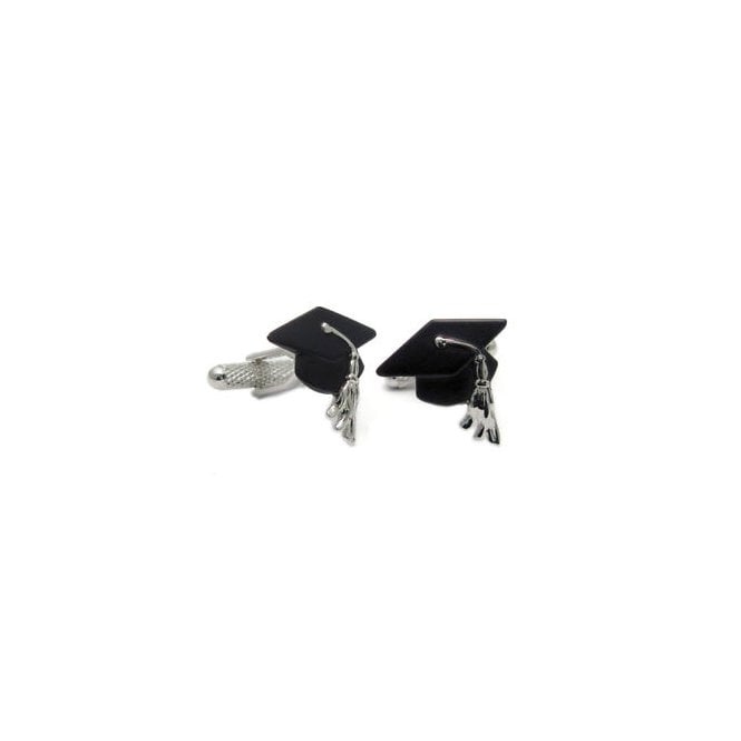 Onyx Art Graduation Cap Cufflinks CK545