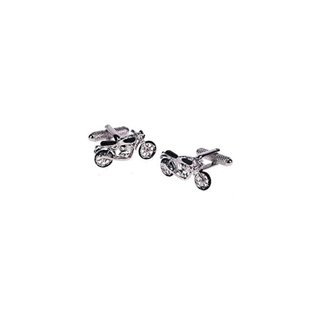 Onyx Art Vintage Motorbike Cufflinks CK698