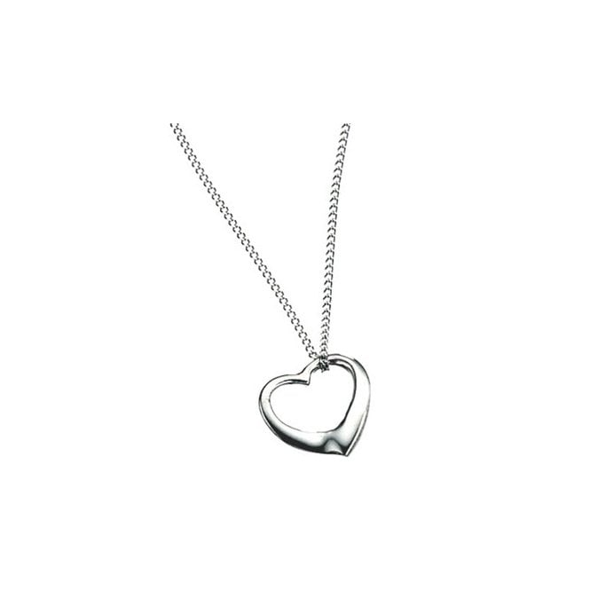 MCN Jewellery Beginnings Slip On Heart Pendant and Chain P353