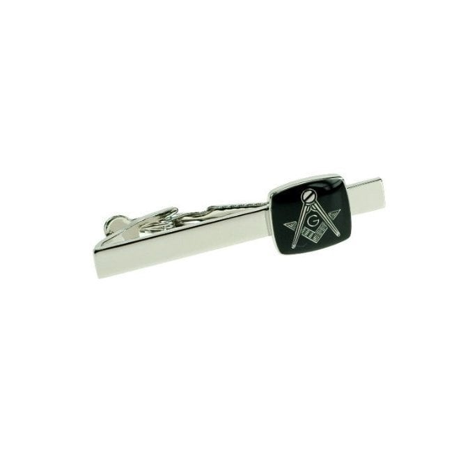 Onyx Art BLACK MASONIC TIE BAR