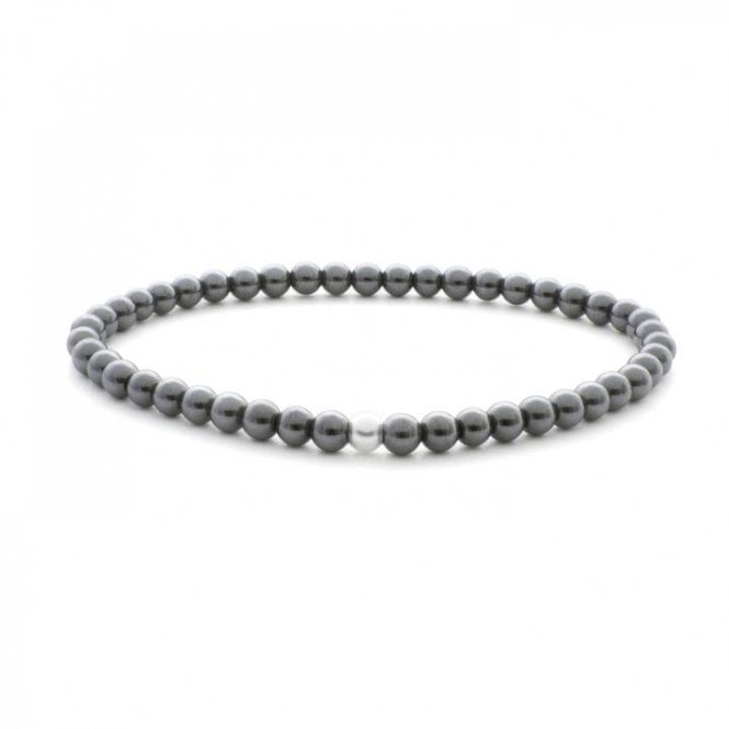 Sparkling Jewels Hematite Saturn Bracelet