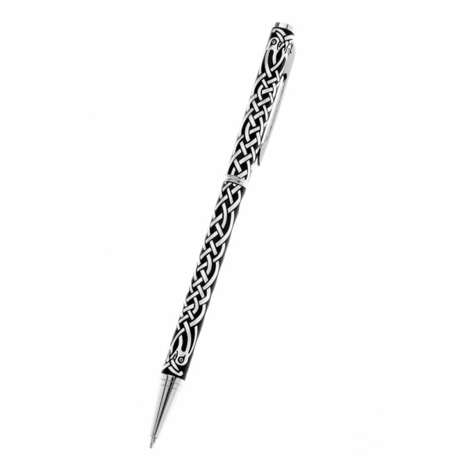 Sea Gems Black Chrome Celtic Pen 0001