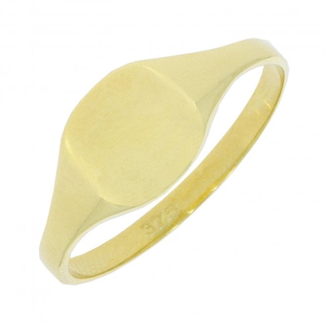 MCN Fine Jewellery Yellow Gold Plain Signet