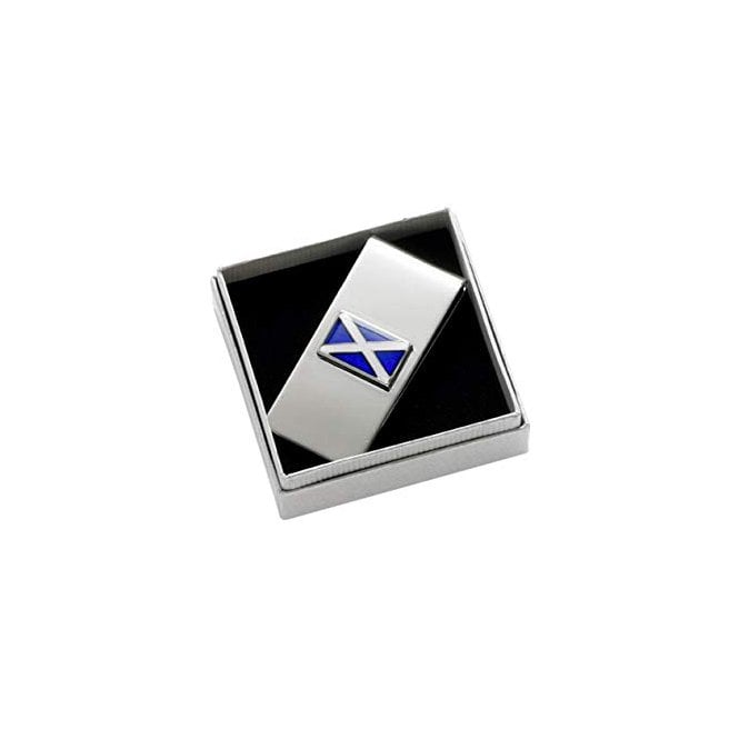 Onyx Art Silver Scottish Flag Money Clip MC01