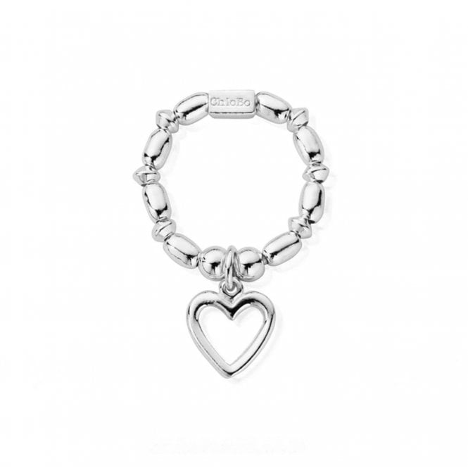 ChloBo Mini Rice Open Heart Ring SRMR2007