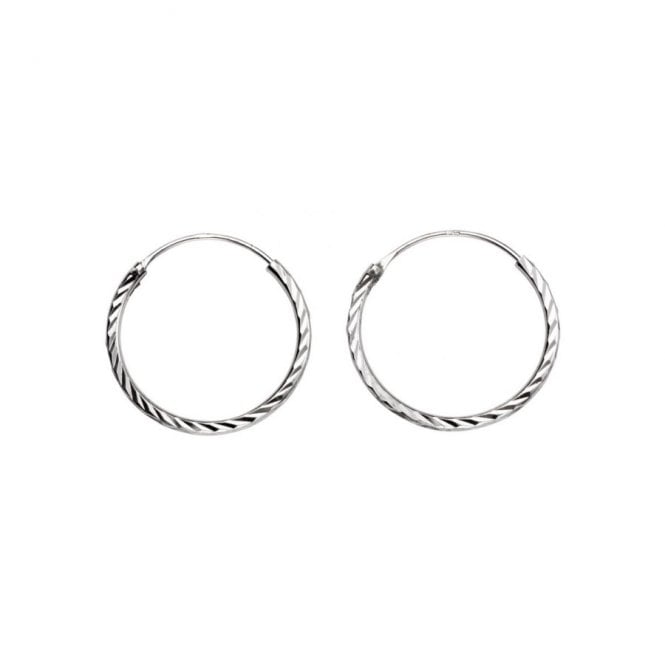 MCN Jewellery Twisted Hoop Earrings H248