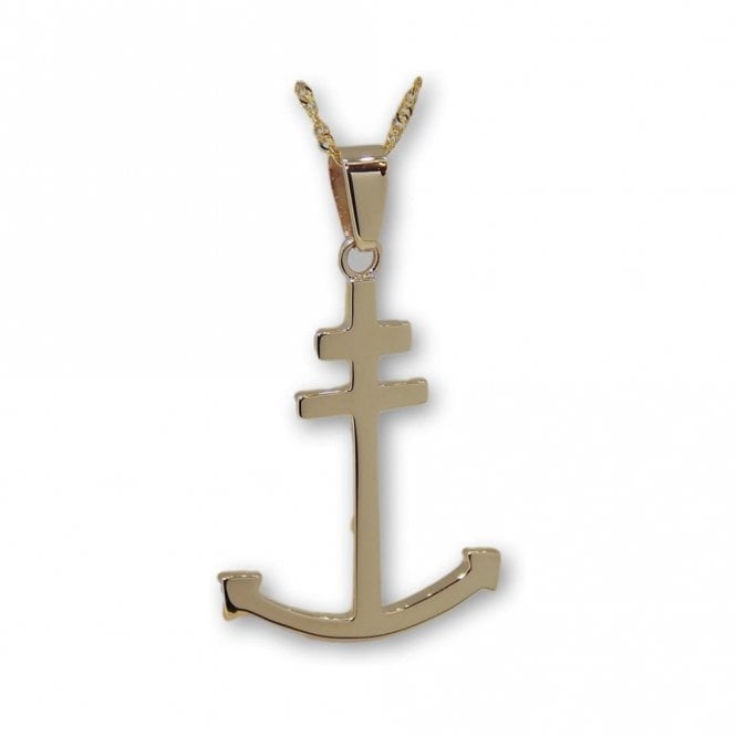 MCN Jewellery Cross of Lorraine Yellow Gold Pendant