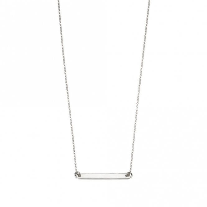 MCN Jewellery Silver ID Bar Necklace N4044