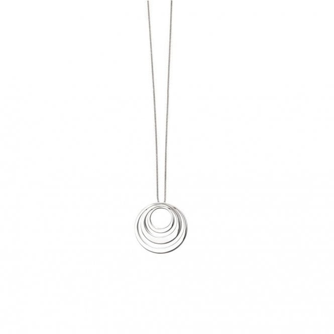 MCN Jewellery Triple Open Circle Drop Pendant P4383