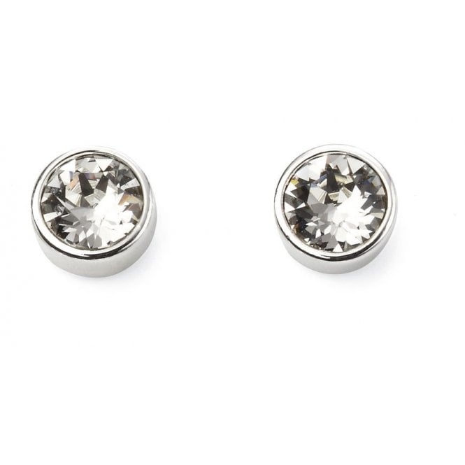 MCN Jewellery April Birthstone Stud Earrings E4926C by Beginnings